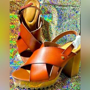 Stacked and Ready Sandals